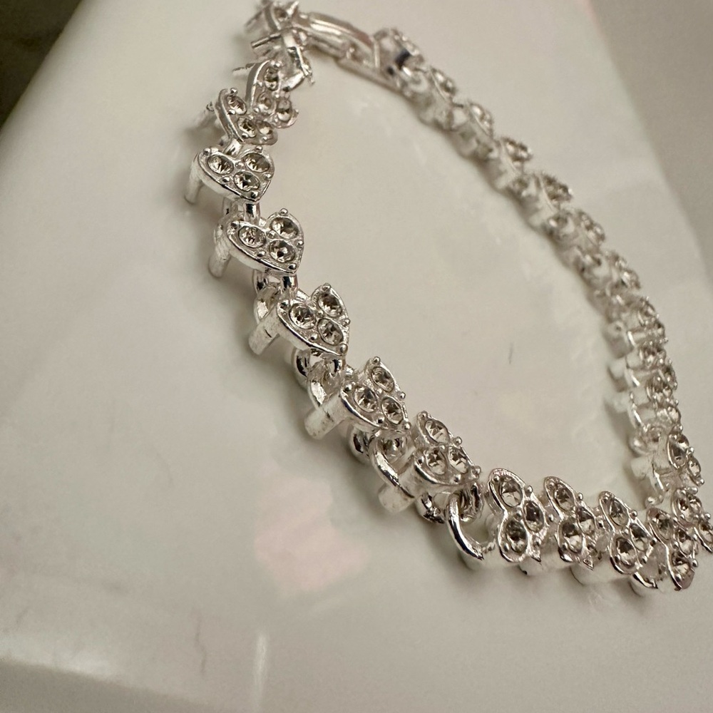 Silver plated anklet, or bracelet new tags!! - Picture 4 of 6